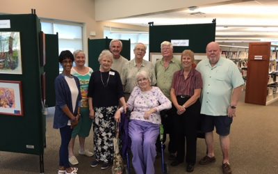 SouthShore Poets Display at Library