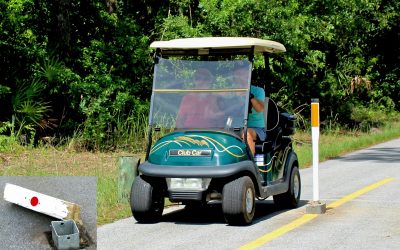 Flexible Upright Replaces Crash-Prone Cart Path Post